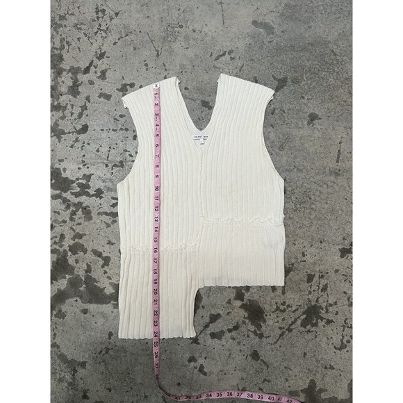 Helmut Lang Asymmetric Knit Top - Picture 8 of 9